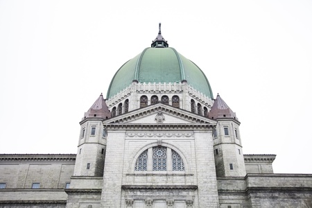 St-Joseph Oratory side facade detailsの写真素材