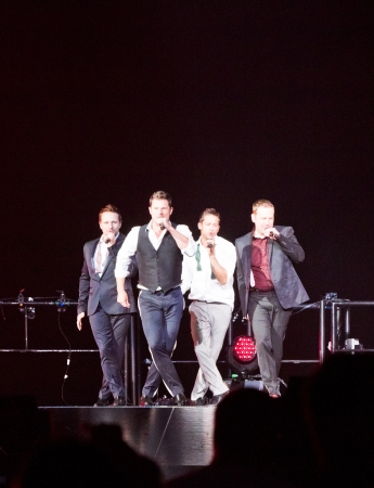 MONTREAL, CANADA, June 6, 2013, 98 Degrees in concert at Bell Center for the Package Tour