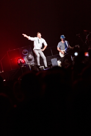 MONTREAL, CANADA, June 6, 2013, 98 Degrees in concert at Bell Center for the Package Tourのeditorial素材