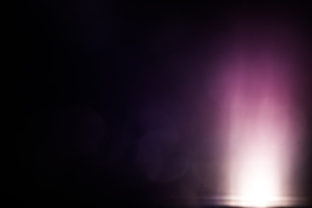 Real Lens Flare Shot in Studio over Black Background. Easy to add as Overlay or Screen Filter over Photosの写真素材