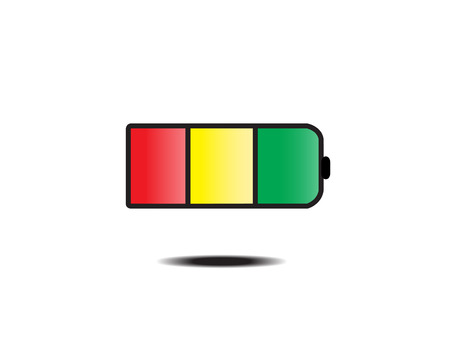 battery vector logo design templateのイラスト素材