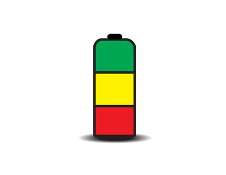 battery vector logo design templateのイラスト素材