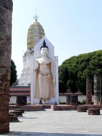 Mahathat temple Sukhothai, Thailand  : The largest and most important temple of the empireの写真素材