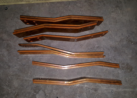 Electrical Bus Bar Modification for Circuit Breaker Replacementの写真素材