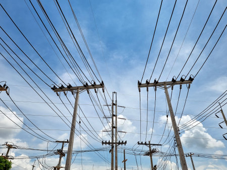 115kV transmission line and 22kV distribution system network