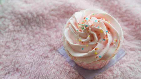 Pink Cupcakeの写真素材