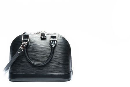 luxury women handbag isolated on a white backgroundの写真素材