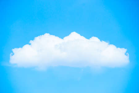 white cloud against blue sky