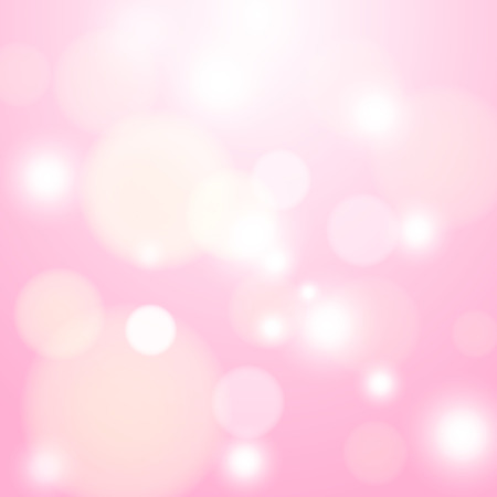 pink color  bokeh abstract light background. Vector illustrationのイラスト素材
