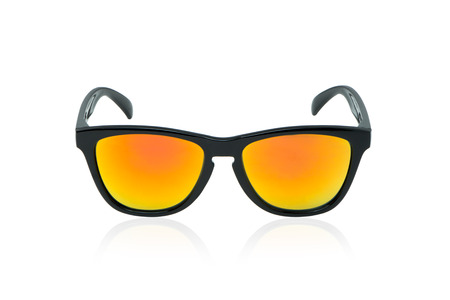 Sunglasses isolated on a white backgroundの写真素材