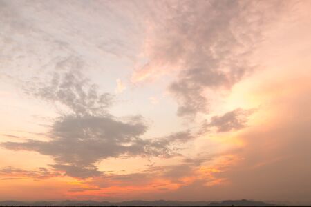 Sunset at National Park Khao Sam Roi Yot, Prachuab Khiri Khan province. Thailandの写真素材