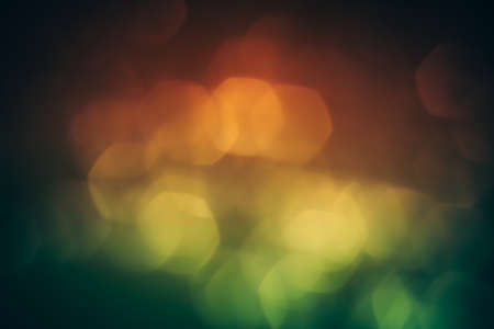 Blurred lights with bokeh effectの写真素材