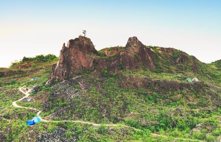 camping Hillsの写真素材