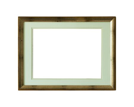 vintage picture frame isolated on white background