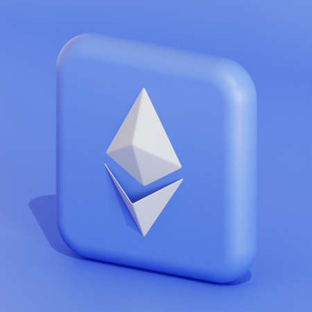 BitShares cryptocurrency symbol logo 3d illustration
