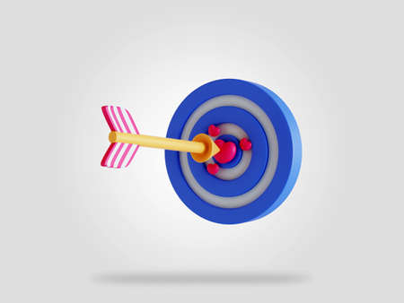 Valentine cup filled hearts 3d render illustration isolatedの写真素材