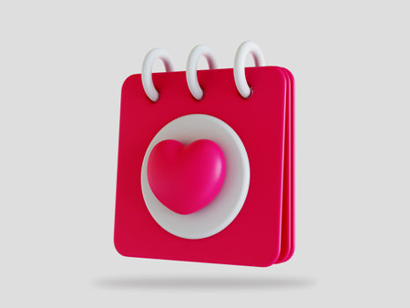 Valentine cup filled hearts 3d render illustration isolatedの写真素材