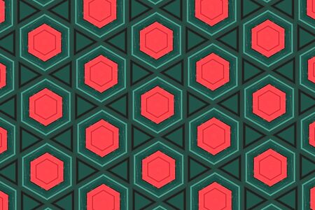 Green and red.