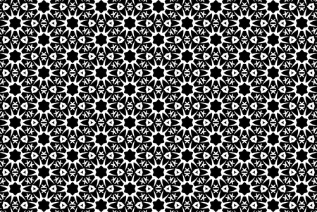Ornament with elements of black and white colors. 7
