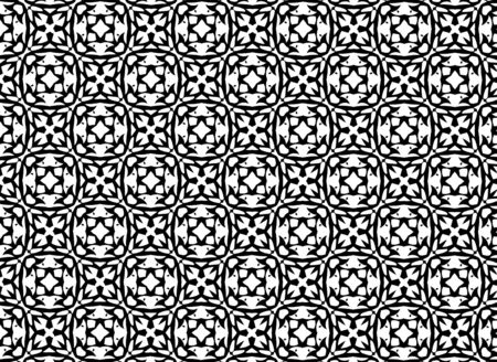 Black and white ornament. 9