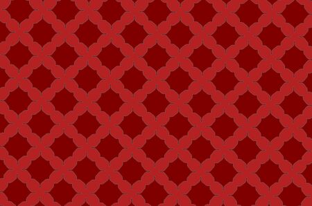 Ornament with red patterns. Cの写真素材
