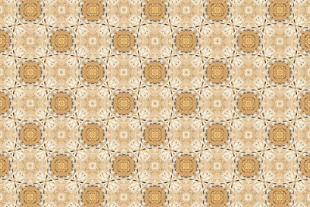 Ornament with light brown patterns. 12の写真素材