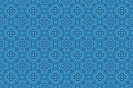 Blue ornament. 9の写真素材