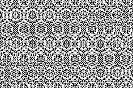 Black and white ornament. 2