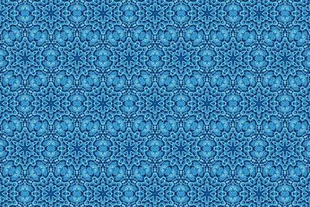 Blue ornament. 6の写真素材