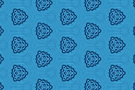 Blue ornament. 1