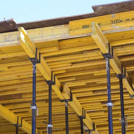 Formwork for concrete ceiling.の写真素材