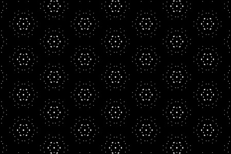 Black and white ornament. Q