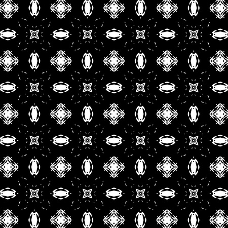 Ornament with elements of black and white colors. Eの写真素材