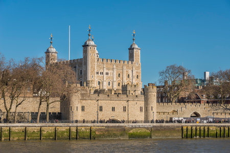 A view of the Tower of Londonのeditorial素材