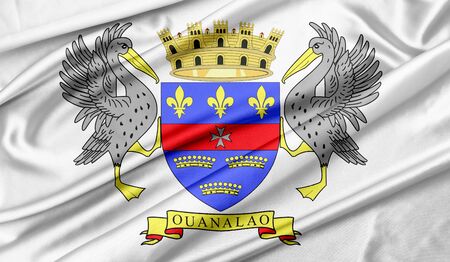 Flag of Saint Barthelemyの写真素材