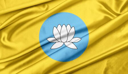 Flag of Kalmykiaの写真素材