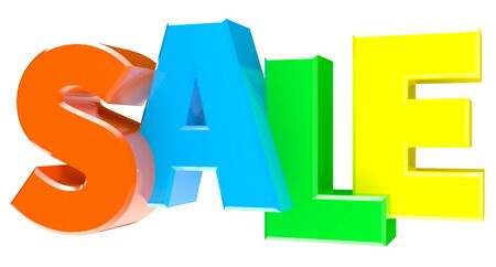 3D SALE word 3d renderingの写真素材