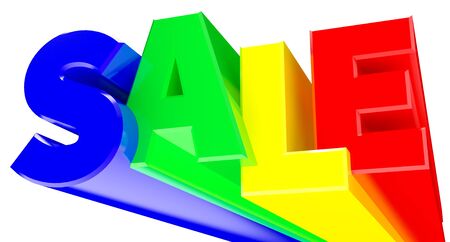 3D SALE word 3d renderingの写真素材