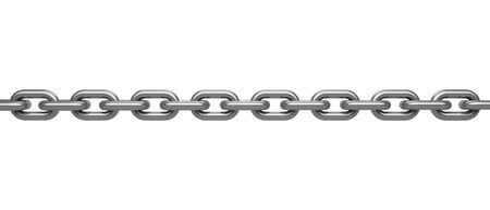 Chain isolated on white background,with clipping path 3d rendering