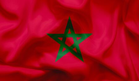 Flag of Moroccoの写真素材