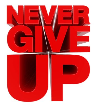 Never Give Up Images Et Photos Libres De Droits Stocklib