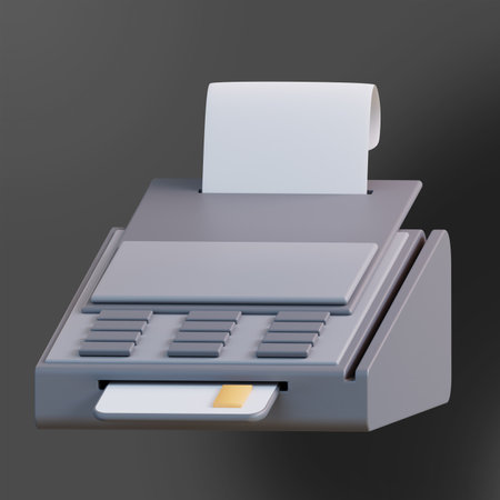 3d illustration of ATM machineの写真素材