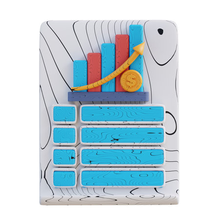 3d illustration of rose graphic document (4)
