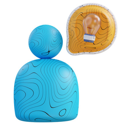 3d illustration business idea (4)の写真素材