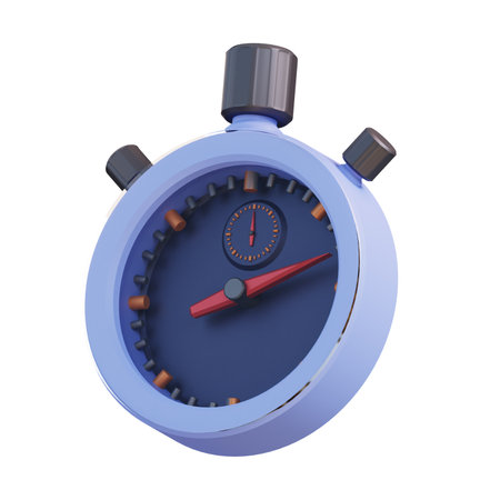 3d illustration stopwatch (3)の写真素材