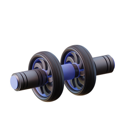 3d illustration whell roller (3)の写真素材