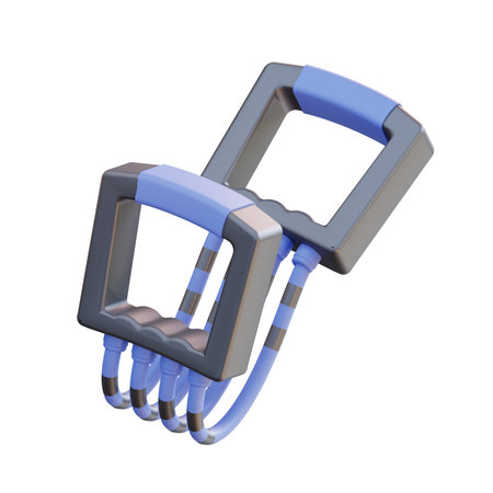 3d illustration strench rope (2)の写真素材