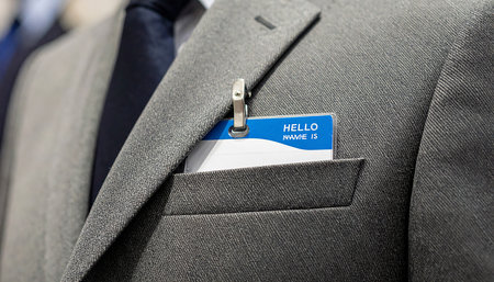 Clothing store window with label. Shallow depth of field.の素材