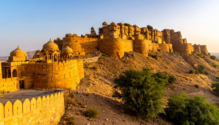 Jaisalmer Fort in Rajasthan, India. UNESCO World Heritage Siteの素材