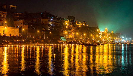 The Old City of Varanasi, Uttar Pradesh, India.の素材